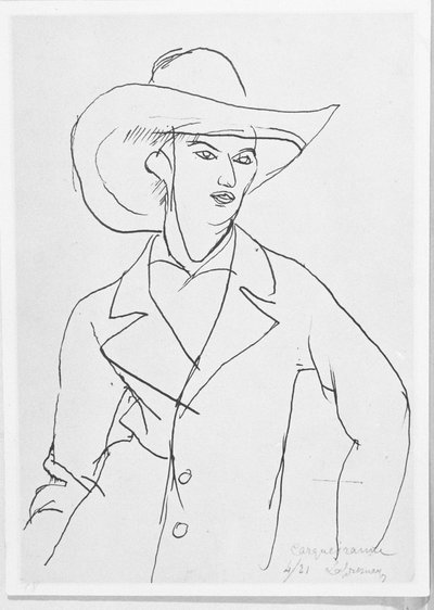 Raymond Radiguet by Roger de La Fresnaye